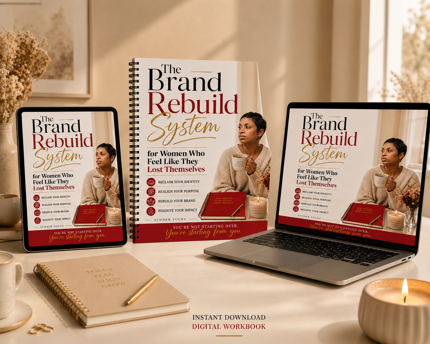 The Brand Rebuild System for Women Who Feel Like They Lost Themselves